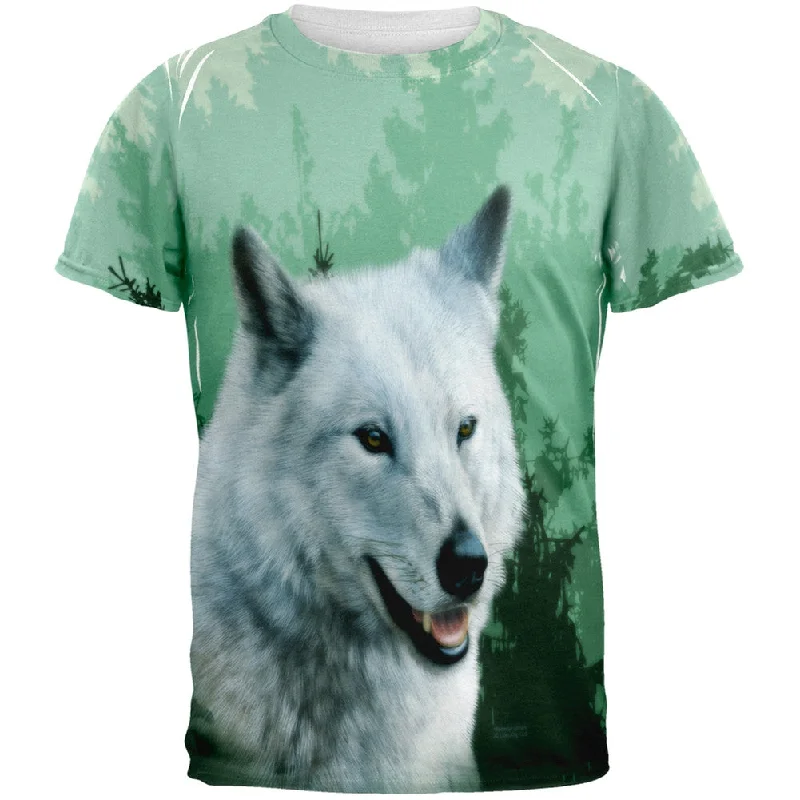 Lone Wolf All Over Adult T-Shirt