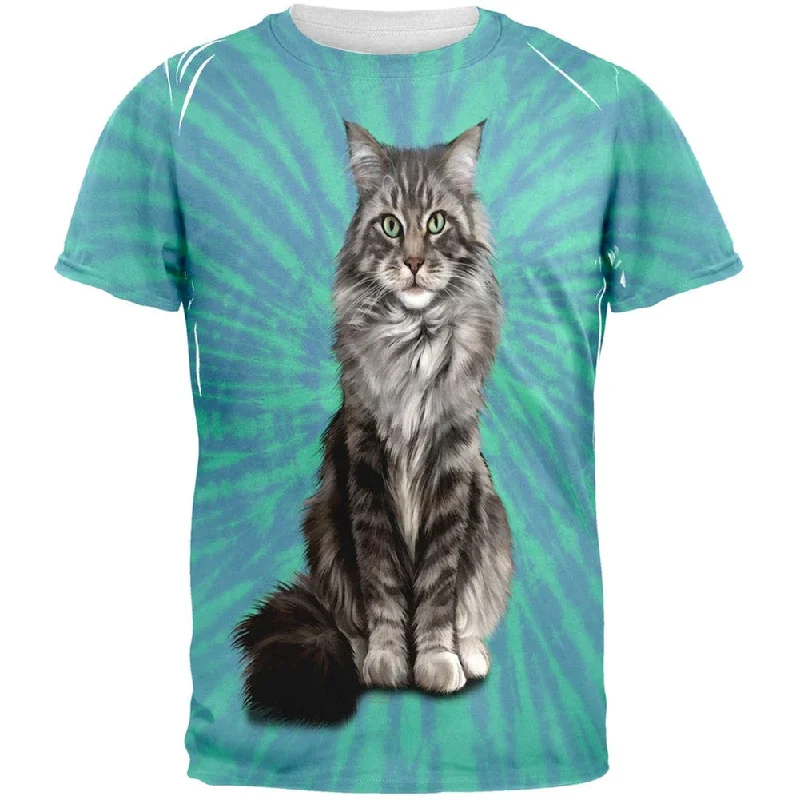 Koon Kat Tie Dye All Over Adult T-Shirt