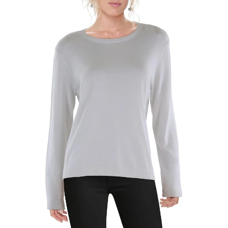 Womens Crewneck Long Sleeve Pullover Sweater