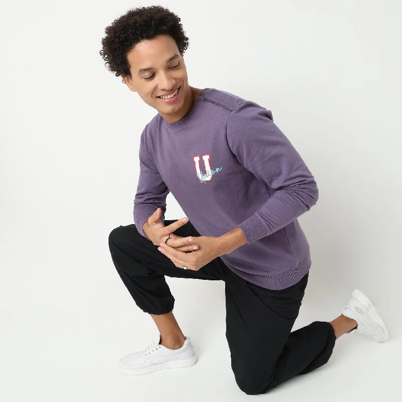 Regular Fit Graphic Sweatshirt