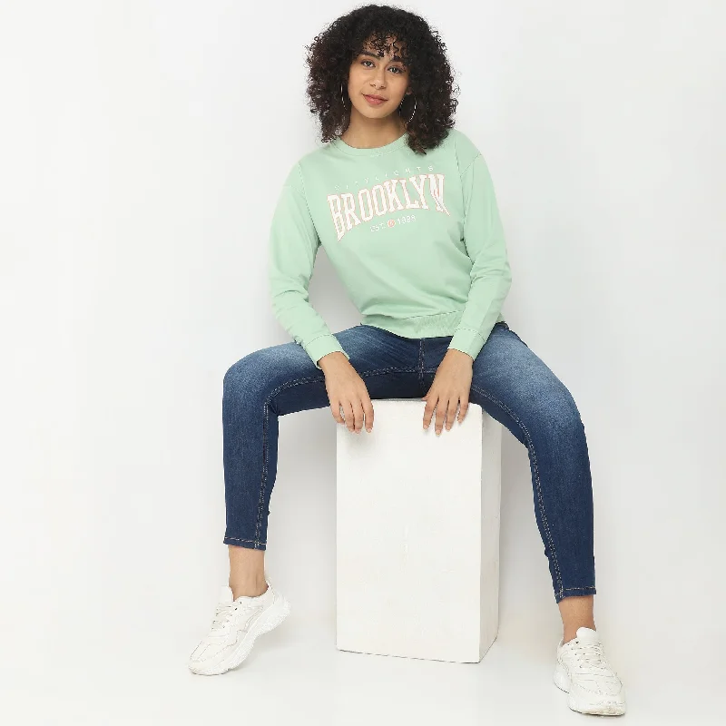 Regular Fit Graphic Sweatshirt