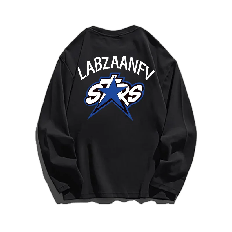 Casual Stars Letter Print Sweatshirt