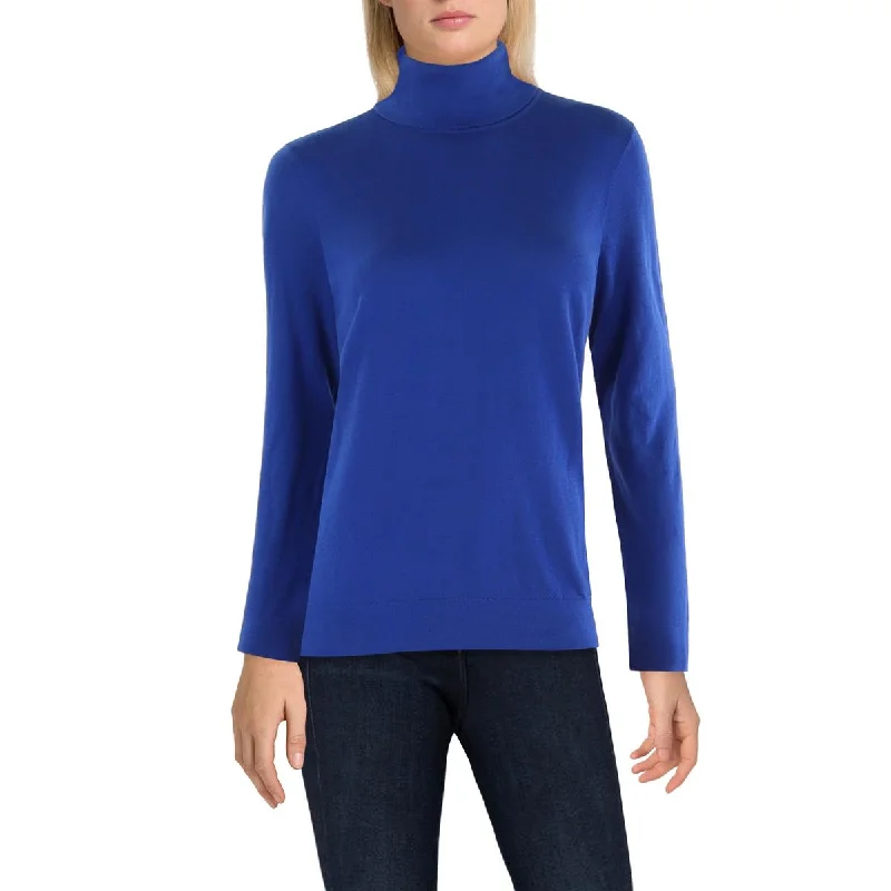 Womens Knit Long Sleeve Turtleneck Sweater