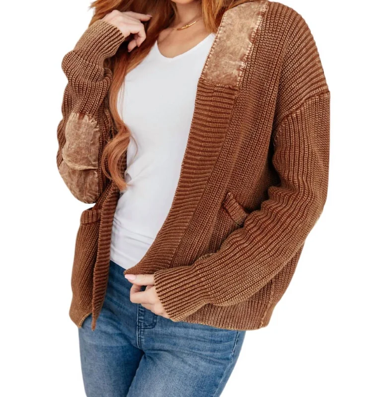 That I Can Work With Grandpa Cardigan In Brown