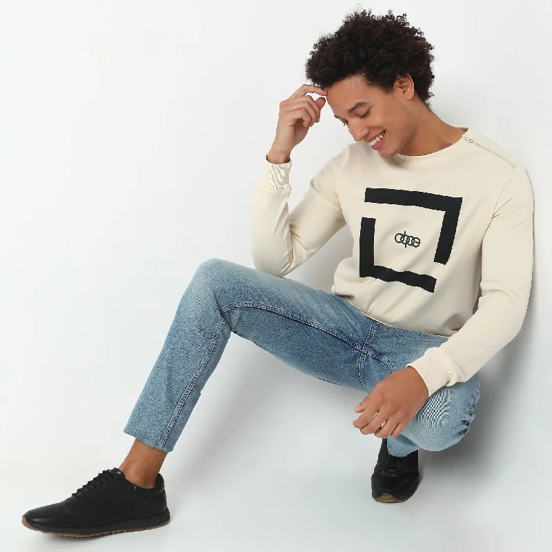 Regular Fit Graphic Sweatshirt