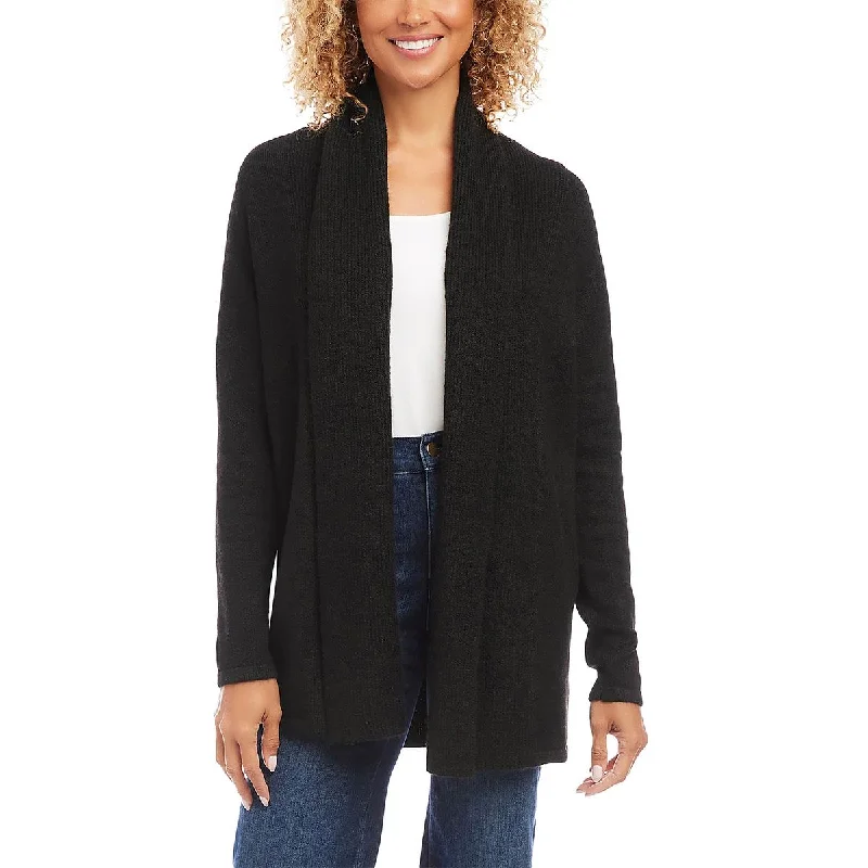 Womens Open Front Knit Cardigan Sweater