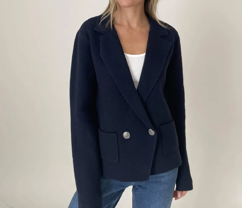 Heller Blazer In Navy