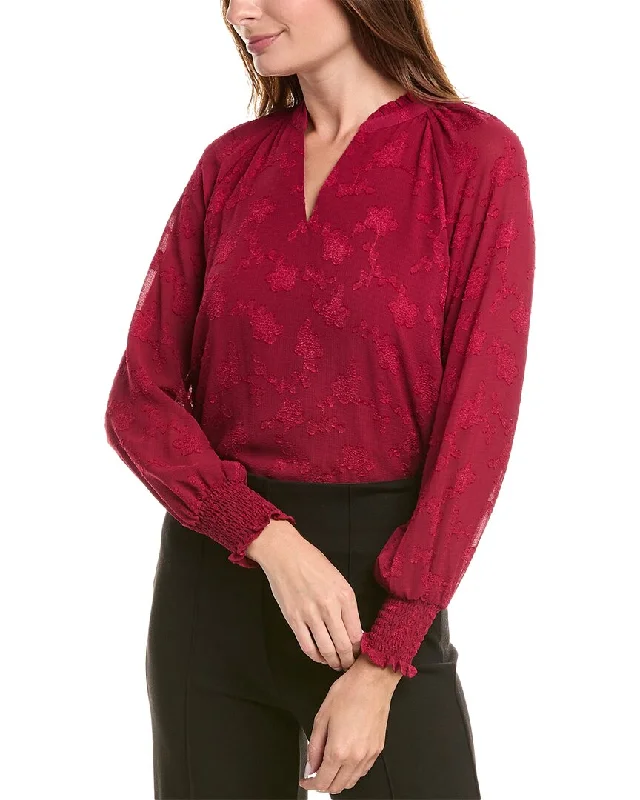 Nanette Nanette Lepore Pebble Crepe Blouse