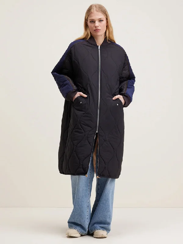 Bellerose Hedge Quilt Jacket in Black Beauty