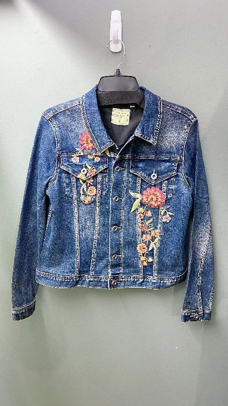 * Grace Embroidered Jean Jacket