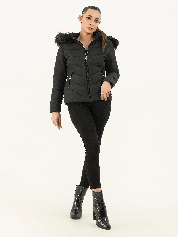 Faux Fur Puffer Jacket