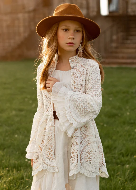 Mora Duster in Cream