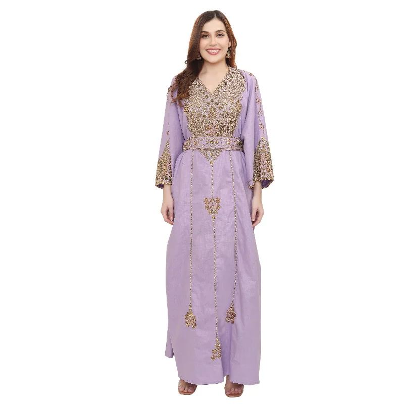 Modern Fancy Abaya Kaftan Tea Party Maxi Gown