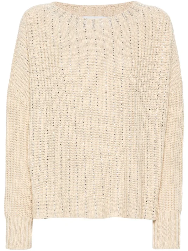 Ermanno Firenze Women's Sweaters Beige