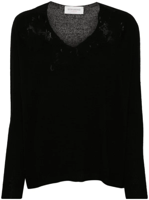 Ermanno Firenze Women's Sweaters Black