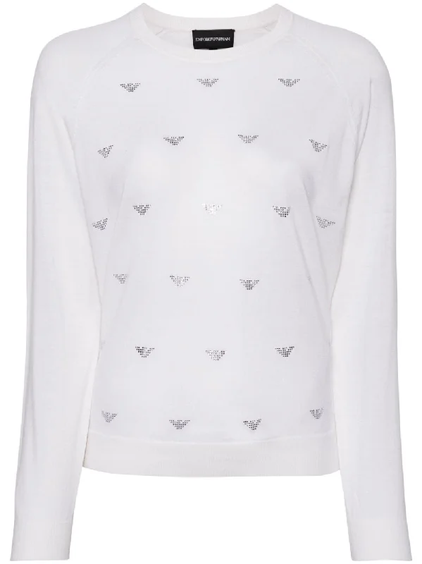 Emporio Armani Women's Sweaters White