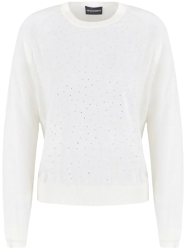 Emporio Armani Women's Sweaters White