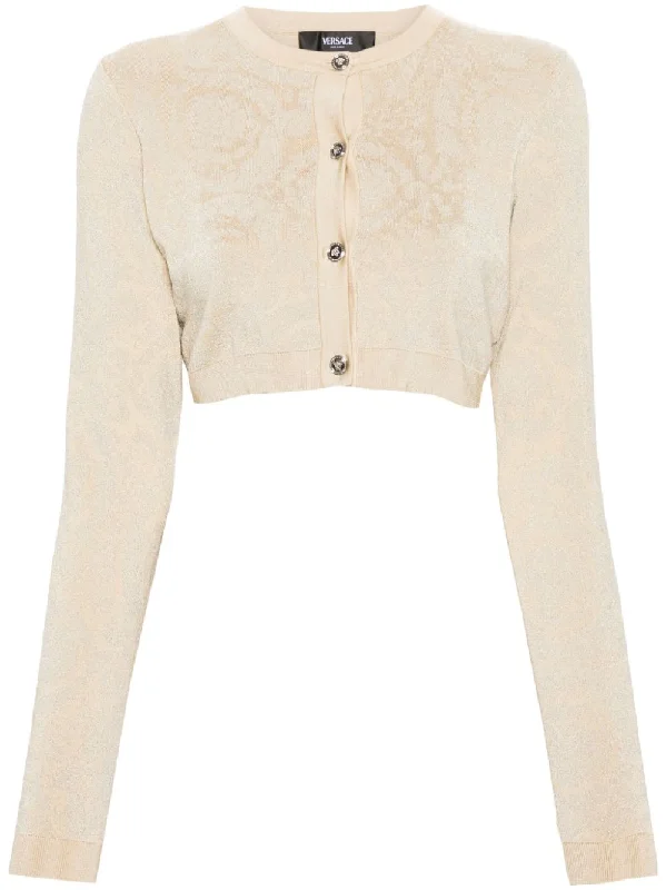 Versace Women's Sweaters Beige