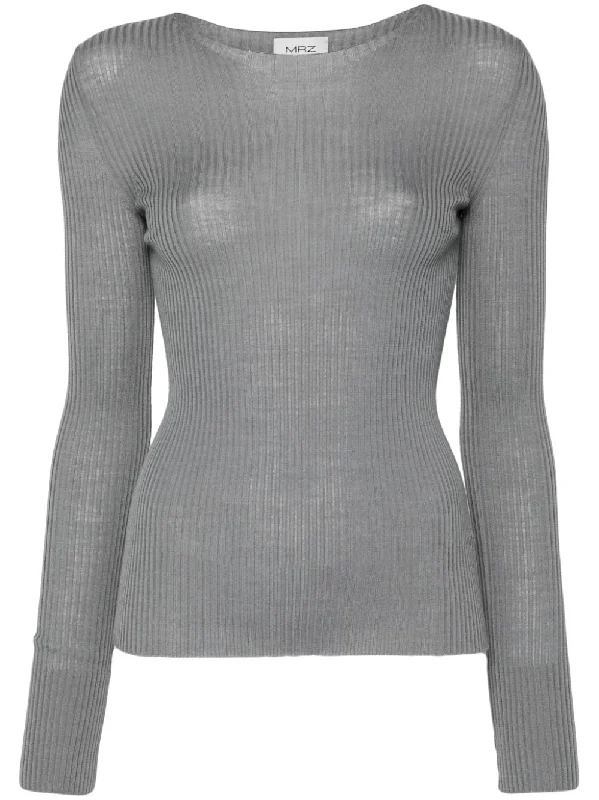 Mrz Women's Sweaters Grey