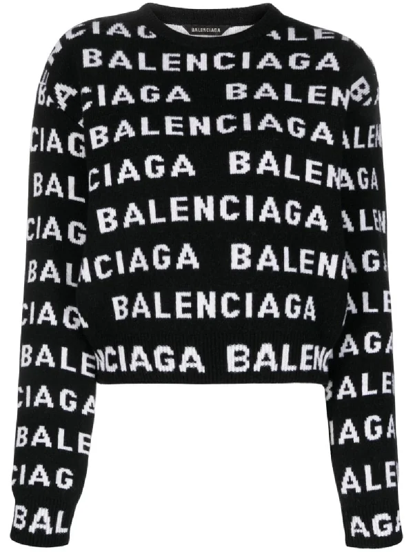 Balenciaga Women's Sweaters Black