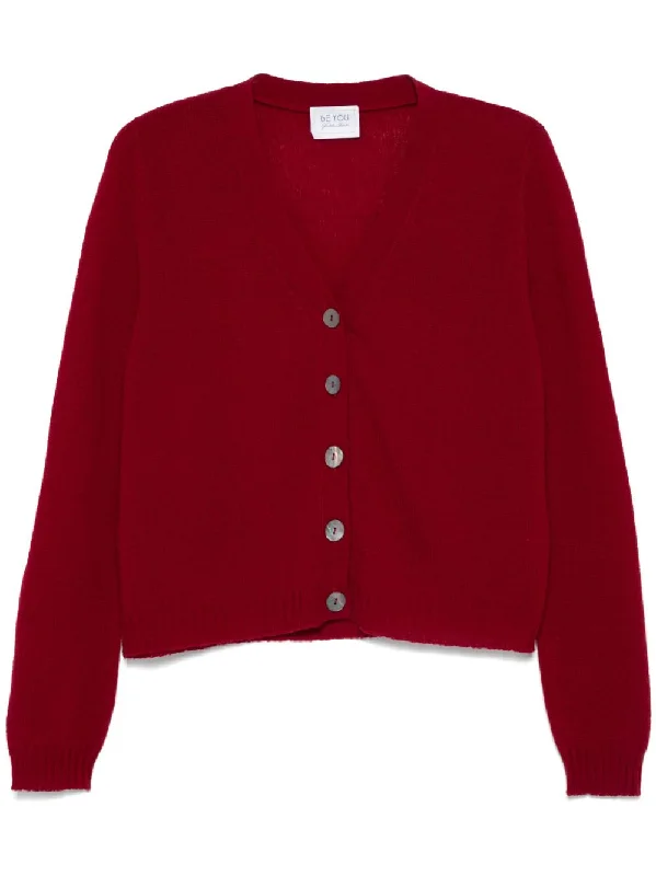 Beyou Women's Sweaters Red