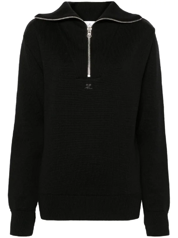 Courreges Pre Women's Sweaters Black