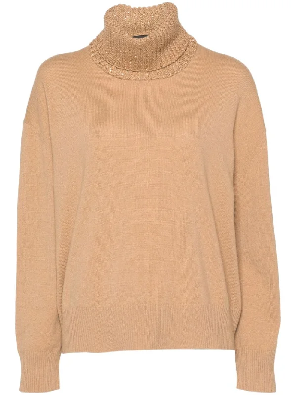 Fabiana Filippi Women's Sweaters Camel