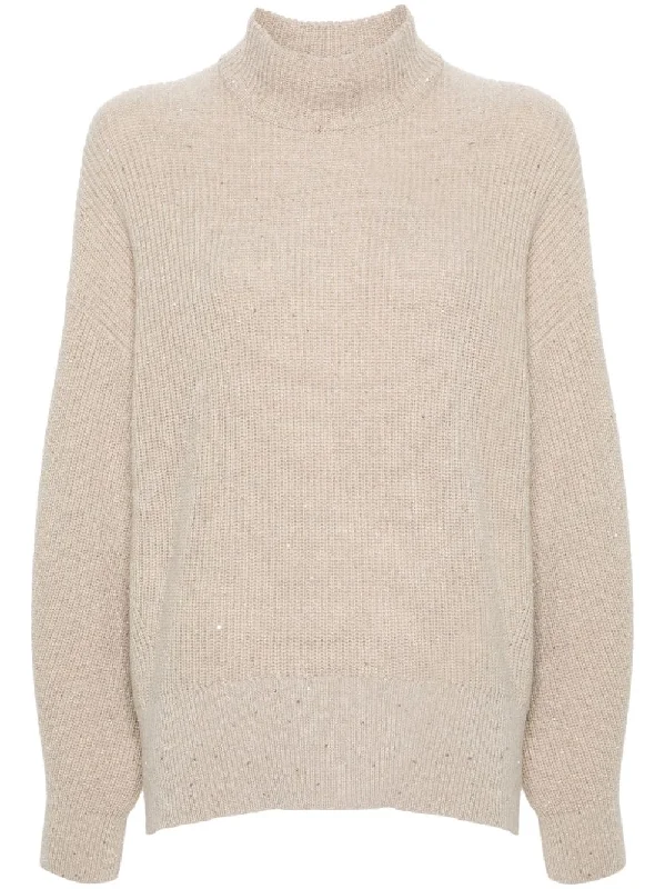 Brunello Cucinelli Women's Sweaters Beige