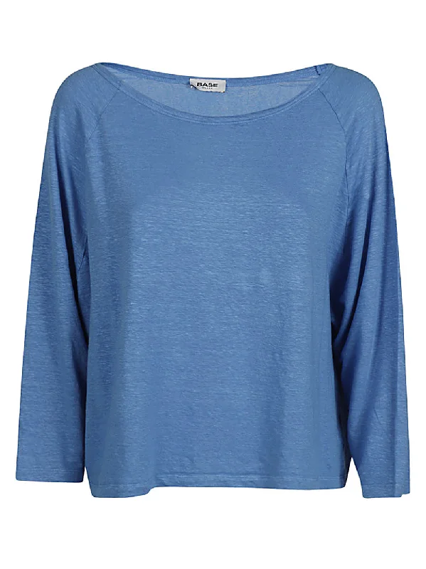 Base Women's Sweaters Clear Blue