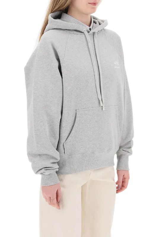 Ami Alexandre Matiussi Organic Cotton Hoodie With Hood