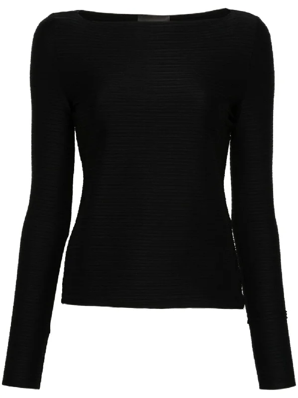 Emporio Armani Women's Sweaters Black