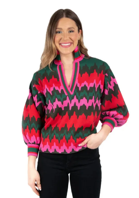 Lolli Sweater - Ruby Ripple